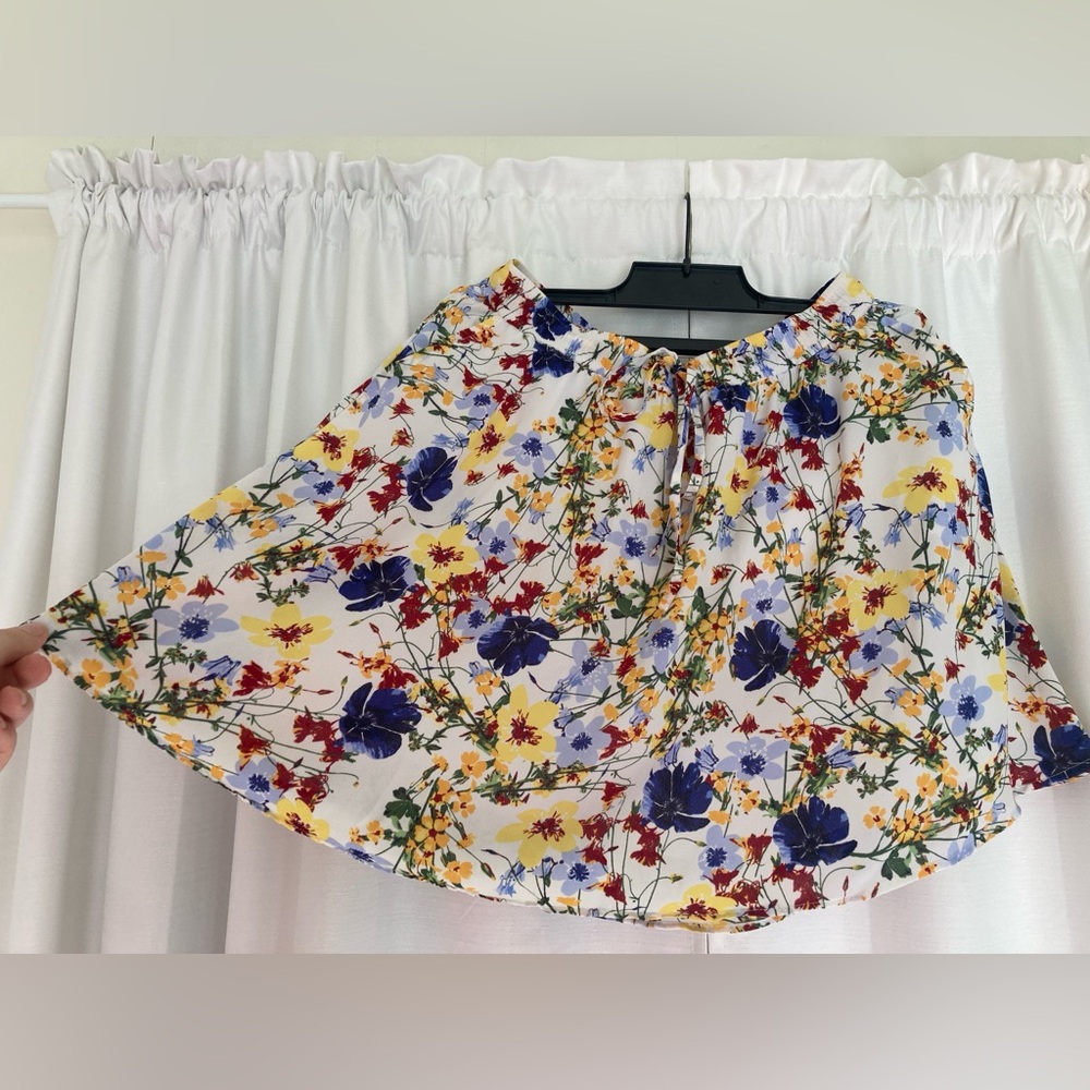 Banana Republic Multicolor Floral Mini Skirt